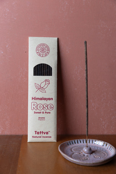HIMALAYAN ROSE - HAND ROLLED AYURVEDIC INCENSE