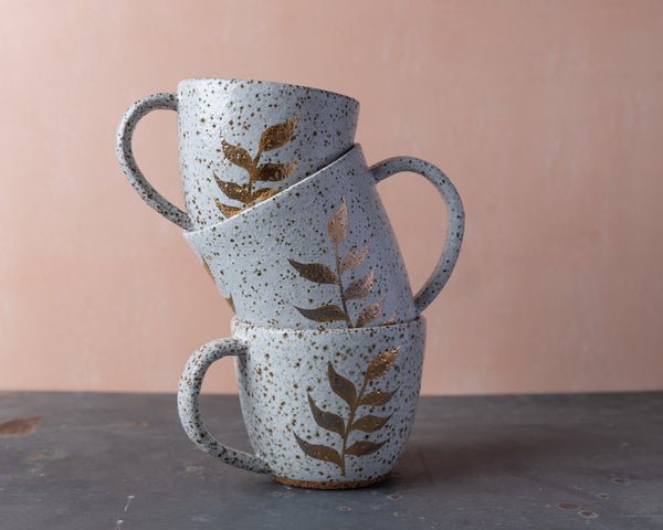 FERN MUG - SPECKLED CLAY - S/M/L