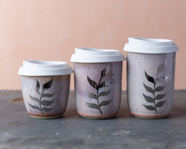 LILAC FERN EARTH CUP - SANDY CLAY - S/M/L