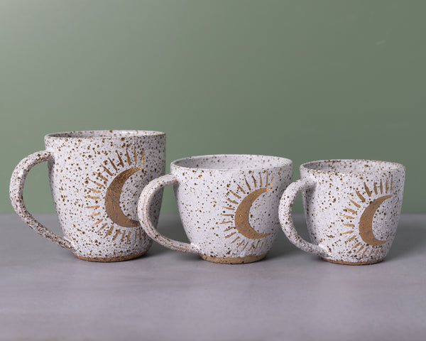 MOON SHINE MUG - SPECKLED CLAY - S/M/L