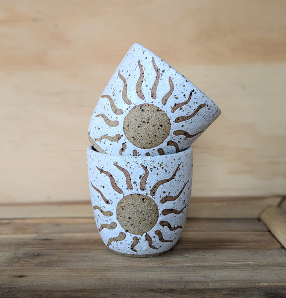 SOL CUP - HANDLESS - SPECKLED CLAY - SMALL