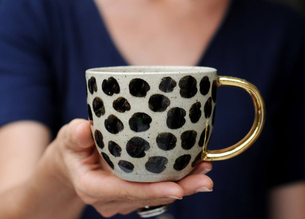 CHEETAH MUG - SANDY CLAY - S/M/L