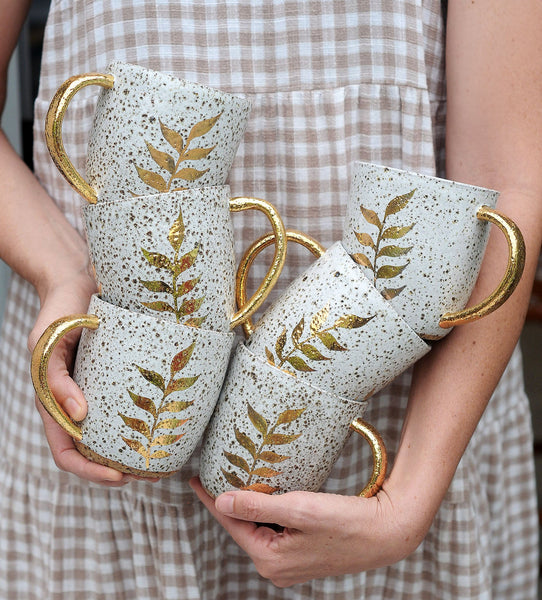 FERN MUG - SPECKLED CLAY - S/M/L