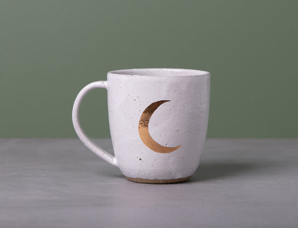CRESCENT MOON MUG - SANDY CLAY - S/M/L
