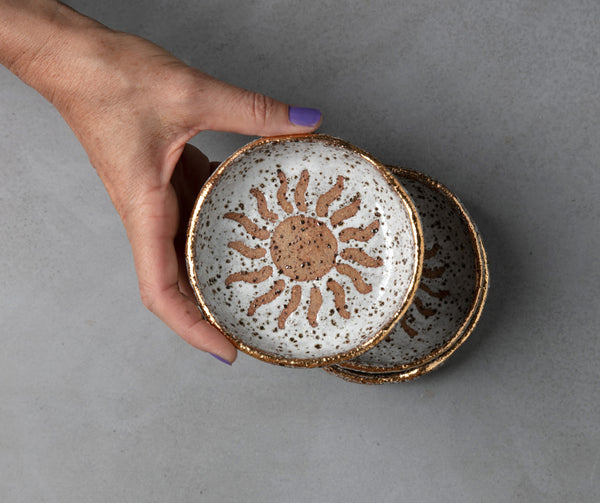 SUN BOWL - SPECKLED CLAY