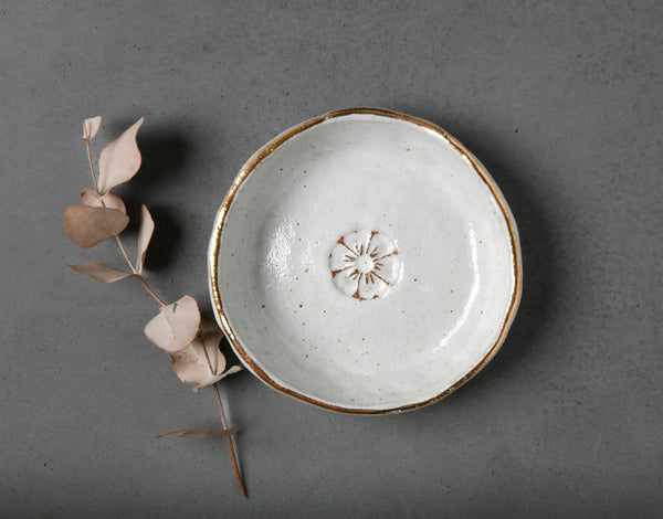 FLOWER BOWL - SANDY CLAY