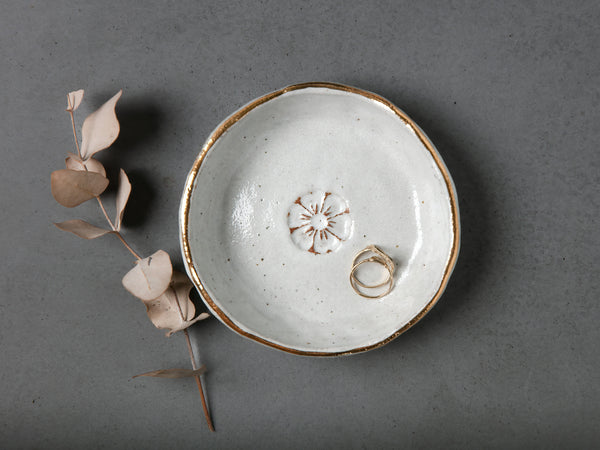 FLOWER BOWL - SANDY CLAY