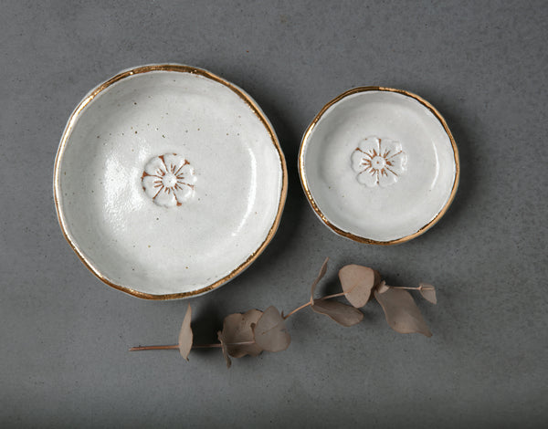 FLOWER BOWL - SANDY CLAY