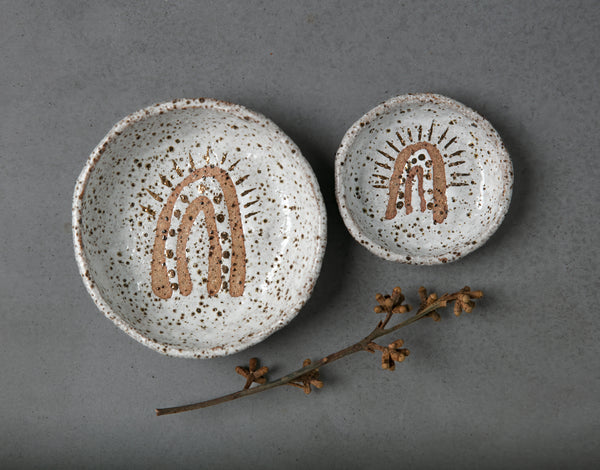SUNSHINE BOWL - SPECKLED CLAY