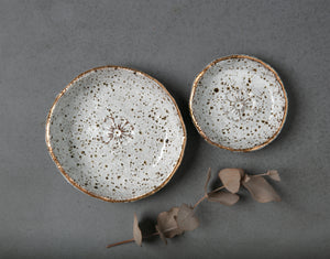 FLOWER BOWL - SPECKLED CLAY