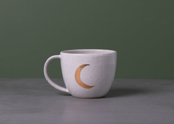 CRESCENT MOON MUG - SANDY CLAY - S/M/L