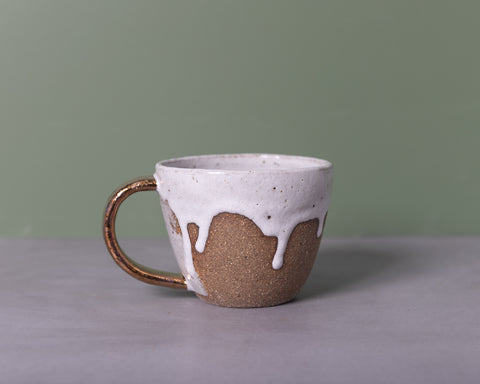 DRIBBLE MUG - COPPER - CHOCOLATE CLAY - S/M/L