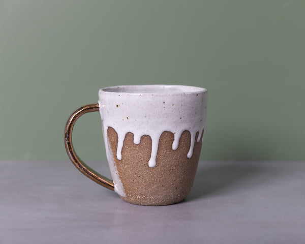 DRIBBLE MUG - COPPER - CHOCOLATE CLAY - S/M/L