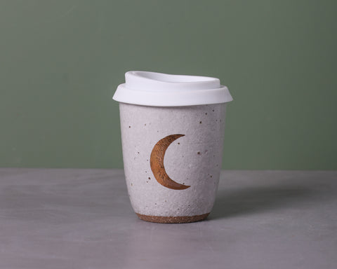 CRESCENT MOON EARTH CUP - COPPER - CHOCOLATE CLAY - S/M/L