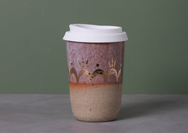 RAINBOW SUNSET EARTH CUP - SANDY CLAY - S/M/L