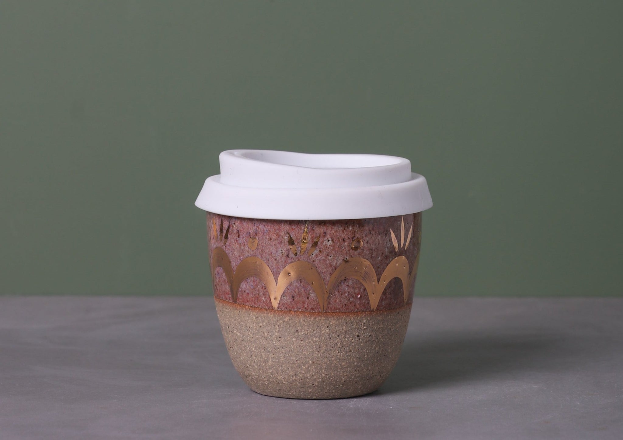 RAINBOW SUNSET EARTH CUP - SANDY CLAY - S/M/L