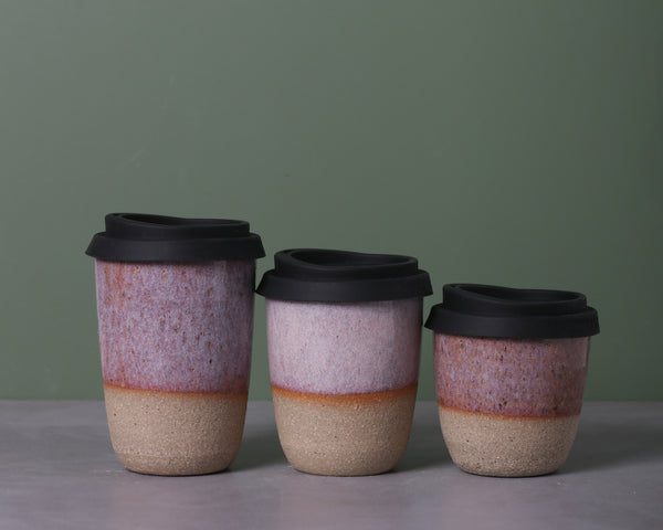 PINK SUNSET EARTH CUP - SANDY CLAY - S/M/L