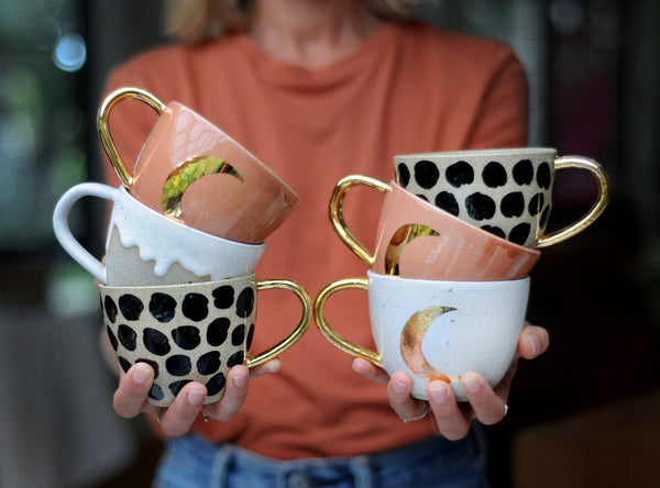 CHEETAH MUG - SANDY CLAY - S/M/L