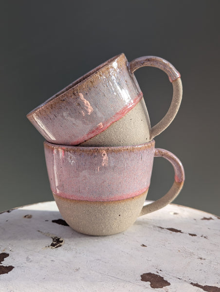HIGH TIDE MUG - LILAC GLAZE - SANDY CLAY - S/M/L