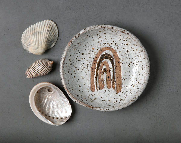 RAINBOW BOWL - SPECKLED CLAY